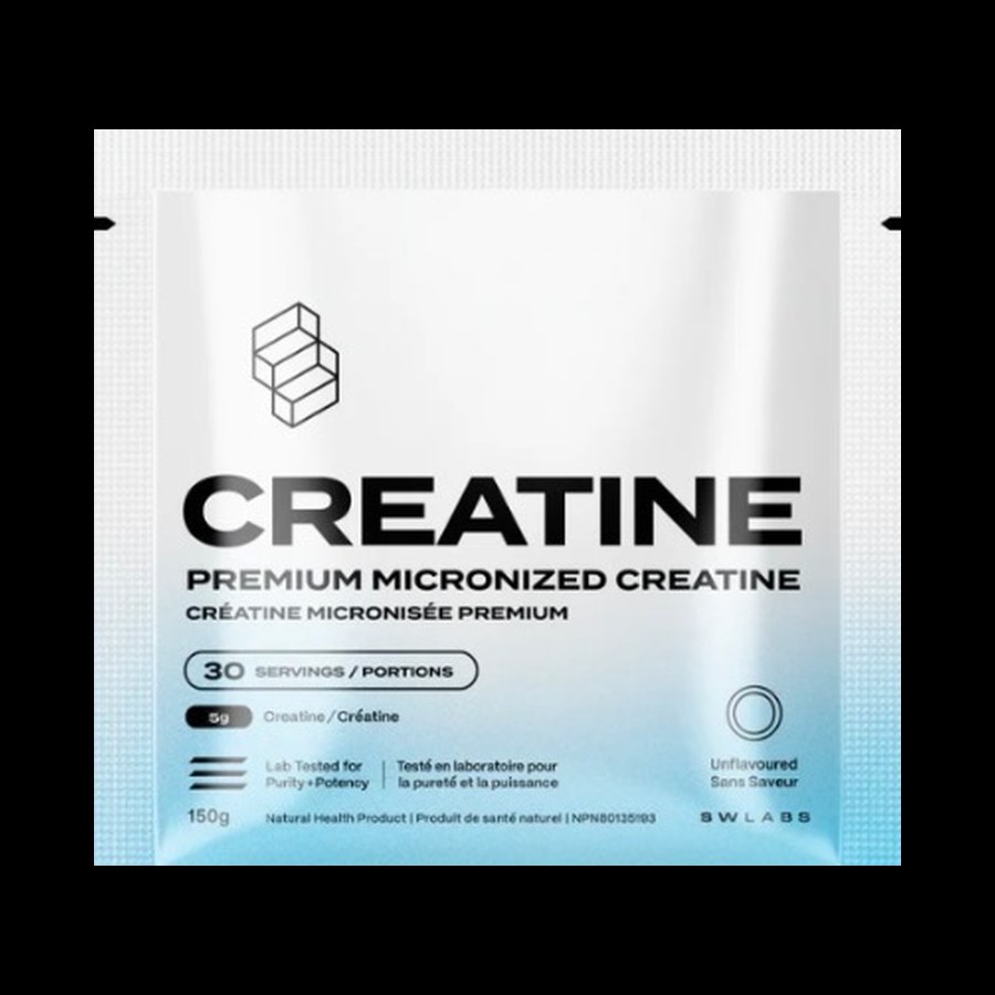 SW Labs Micronized Creatine single serve pouch, 150 grams