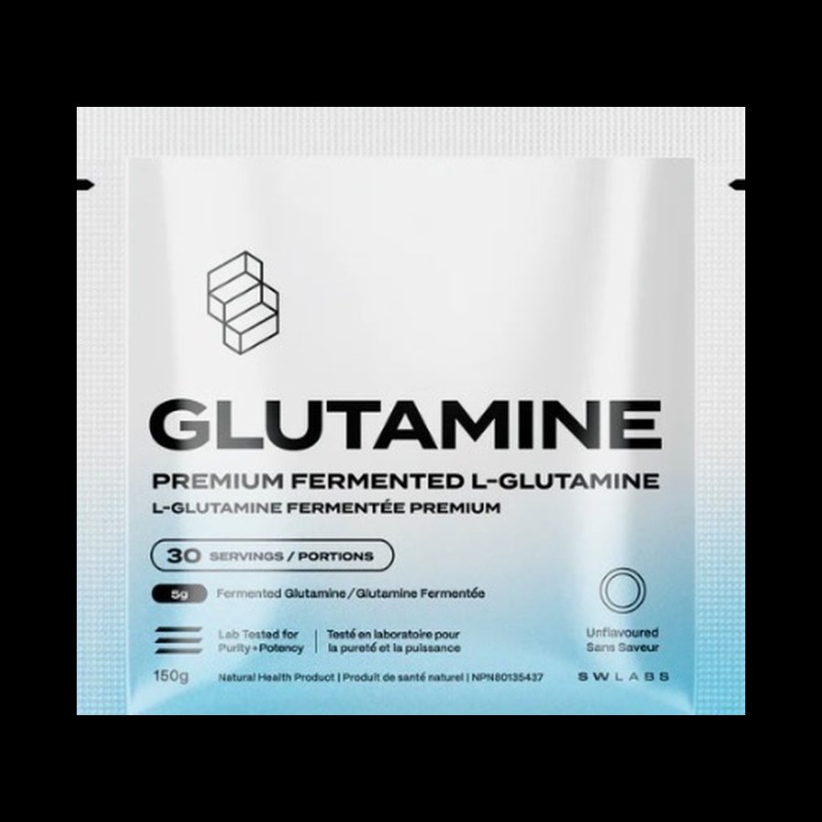 SW Labs Fermented L-Glutamine single serve pouch, 150 grams