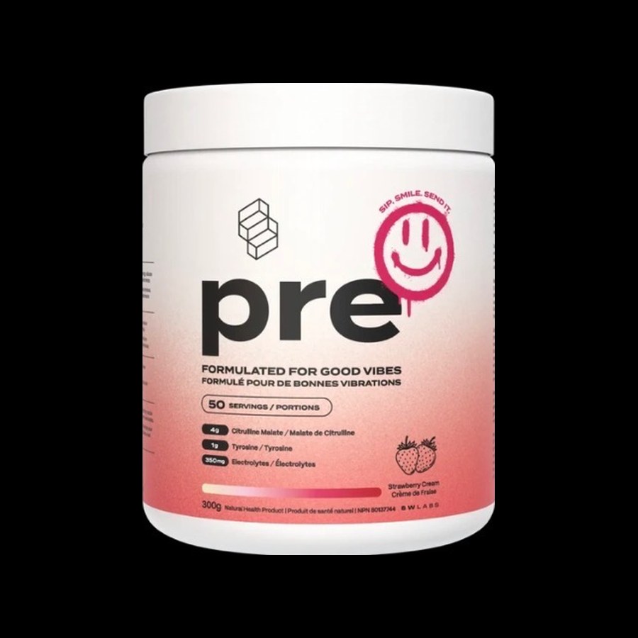 SW Labs Pre Workout, 50 servings, strawberry cream