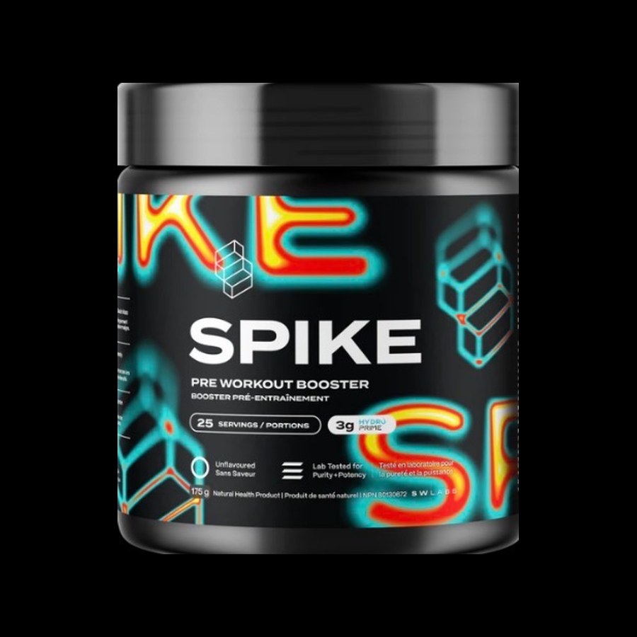 SW Labs Spike pre workout booster, 25 servings, unflavoured