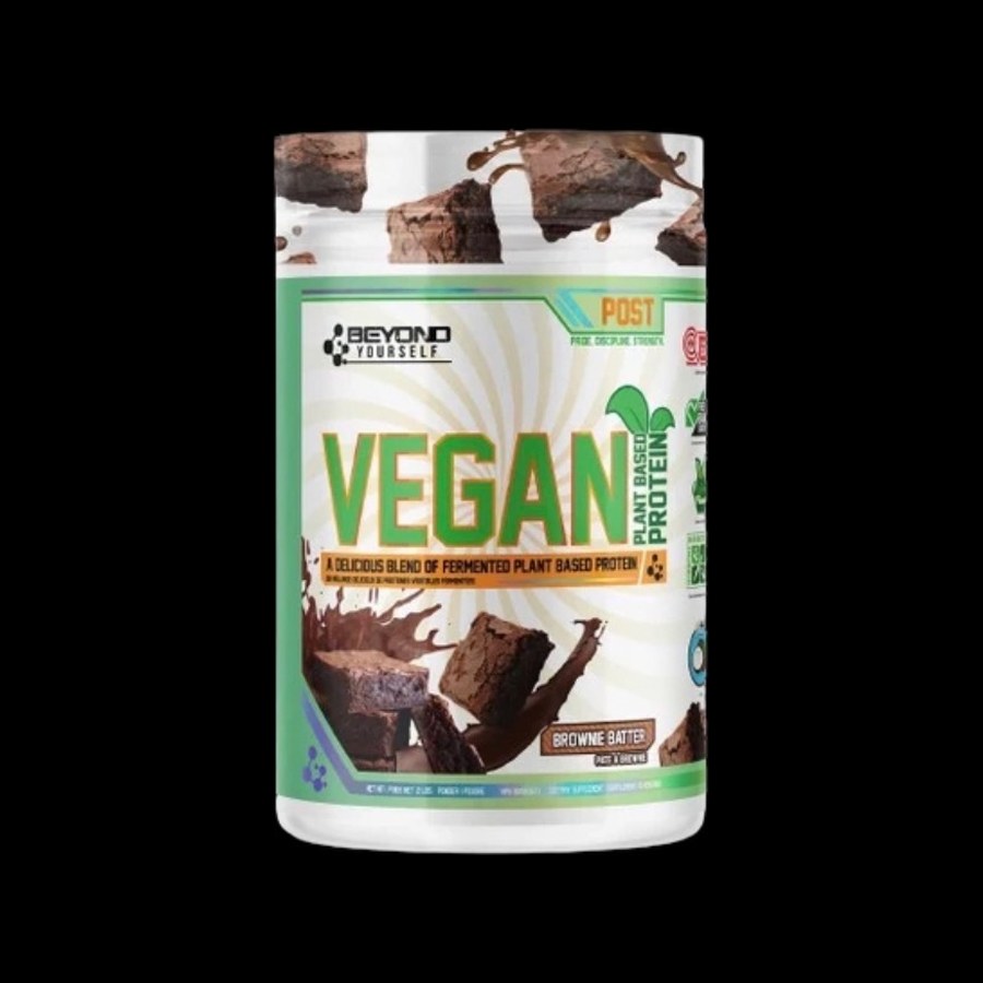 Beyond Yourself Vegan plant based protein 2 lb, brownie batter flavour